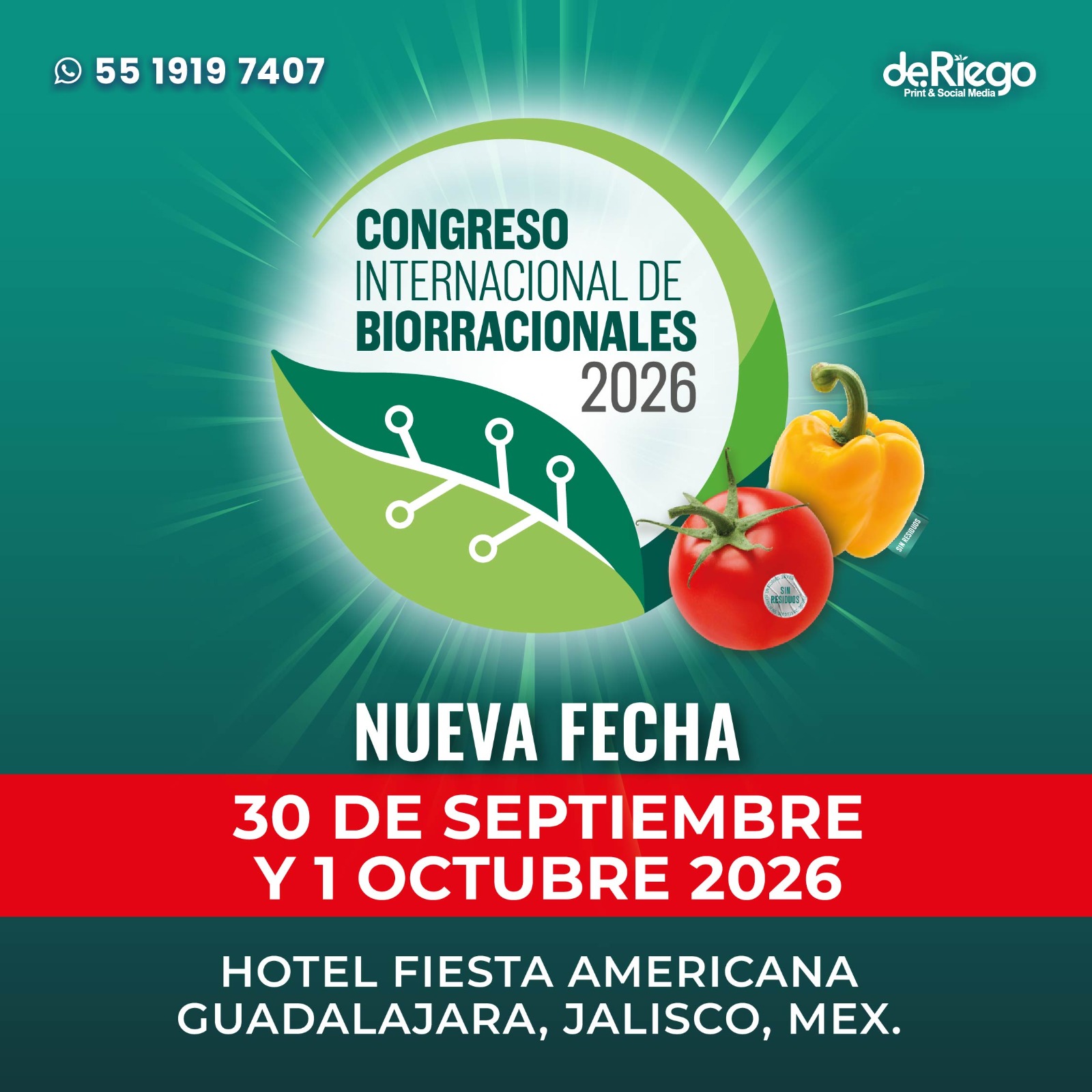 Nueva fecha: 30 de septiembre y 1 de octubre 2026